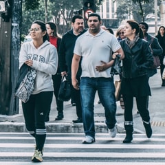 people walking